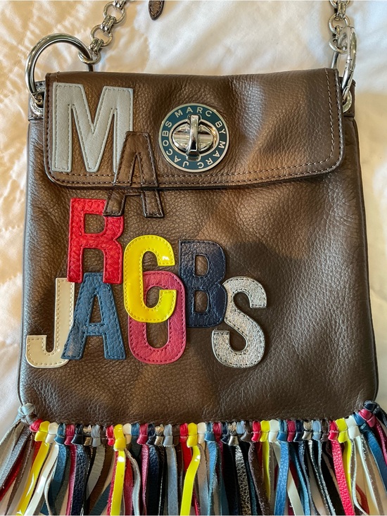 Marc By Marc Jacobs Handbags - Rare Vintage Marc by Marc Jacobs Brown Leather Fringe Crossbody Bag